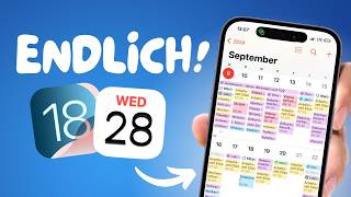 Diese neue Funktionen ÜBERSEHEN viele  Apple Kalender  IOS18 [upl. by Nyltak]