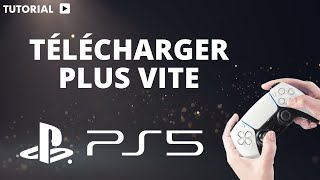 Comment télécharger plus vite sur PS5 accélérer le téléchargement sur PS5 [upl. by Ahsaekal]