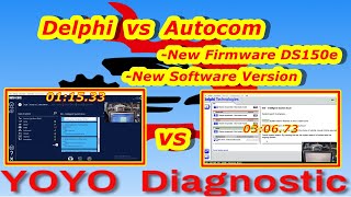 Delphi 202110b vs Autocom 202111 Last Firmware Update and new Software versionWhich is better [upl. by Heiner59]