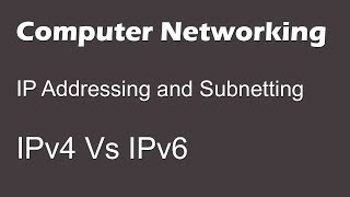 IPv4 Vs IPv6 Bangla Tutorial  IP Address And Subnetting Bangla Tutorial 05 [upl. by Eiroj]