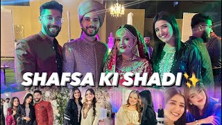 SHAFSA ki shadi  Bohot logon sey mulaqat huyi🙈 Hamzeera Vlogs [upl. by Baggott]