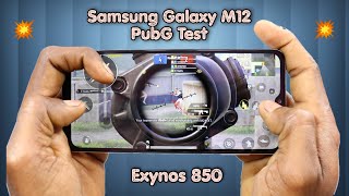 Samsung Galaxy M12 Pubg Test Exynos 850Smooth Gameplay [upl. by Lletnohs]