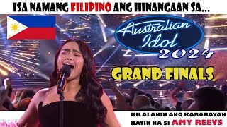 FILIPINO Singer  Australian Idol 2024 Grand Finals  Amy Reevs  filipino australianidol [upl. by Eerrahs]