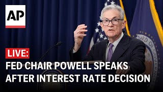 LIVE Federal Reserve Chair Jerome Powell speaks after FOMC meeting [upl. by Elysee]