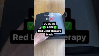 LED❌ Laser ✅ Red Light Therapy Mask  JOVS 4D Laser Mask unboxing lasertherapy skincareproducts [upl. by Frasquito]