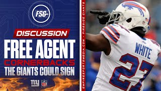 Free Agent Cornerbacks the Giants Could Pursue  Analysis [upl. by Refinaj]