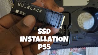 HOW TO INSTALL SSD IN PS5 WD Black SN850X [upl. by Kesia177]