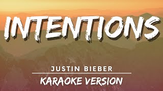 Justin Bieber  Intentions karaoke Version  Karaoke [upl. by Anabella260]