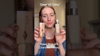 Clean beauty VS “Dirty” beauty The charlotte Tilbury primer VS The beautiful primer by Kjaer Weis [upl. by Ayin]