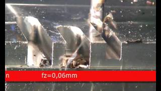 Guhring RF100VA Slot Milling [upl. by Aniles]