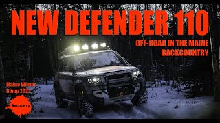 New Defender OffRoad  35in Tires  2in Lift  Modified  2022 Maine Winter Romp  Lucky8 OffRoad [upl. by Georas]