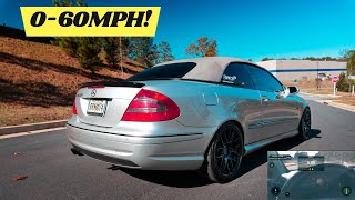 060MPH Mercedes CLK 500 Faster than an AMG [upl. by Trawets]