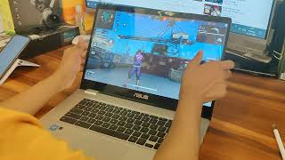 Asus chromebook gameplayasus chromebook free fire gameplay [upl. by Ydal]