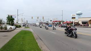 Great Lakes HOG Rally Parade 2021  Escanaba Michigan  Jason Asselin [upl. by Avilo471]