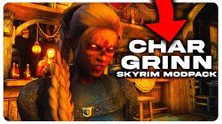 Char Grinn MCO Skyrim Anniversary Edition Modpack  The Best Dark Souls Elden Ring Combat Experience [upl. by Irrej624]