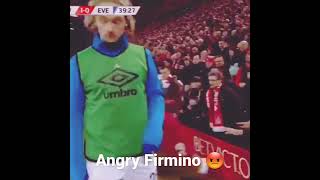 Firmino Vs Holgate Fight😡football shorts soccer Liverpool firmino [upl. by Donadee170]