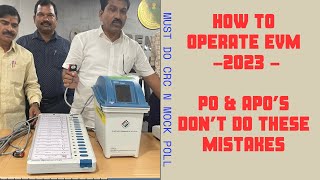 HOW TO CONNECT BU TO VVPAT AND VVPAT TO CUHOP 2024EVMpolling Personnels don’t do these mistakes [upl. by Saticilef]