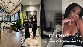 LIFE UPDATE QampA New Apartment  Being an Architect Cape Town etc  South African Youtuber [upl. by Boles]