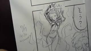 Yusuke Murata Live drawing TATSUMAKI One Punch Man 78 [upl. by Niowtna]