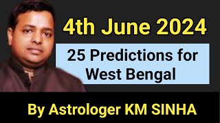 25 Prediction for Lok Sabha Election 2024 West Bengal By Astrologer [upl. by Sellig]