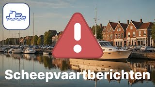 Scheepvaartberichten in de Waterkaarten app [upl. by Ardnola]