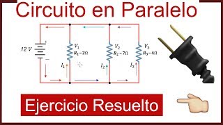 EJERCICIO DE CIRCUITOS EN PARALELO  Resistencias en Paralelo  LEY DE OHM [upl. by Natie366]