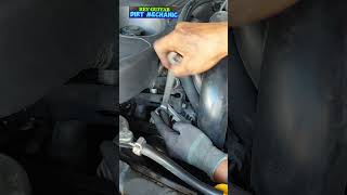 FORD EVEREST Alternator fanbelt adjustment fanbelt shortsvideo reels dirtmechanic [upl. by Pantheas]