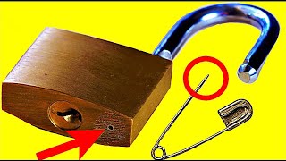 3 Ways to Open a Lock 🔴 Unlock Any Lock with Everyday Items  Show Maker [upl. by Dlaniger596]