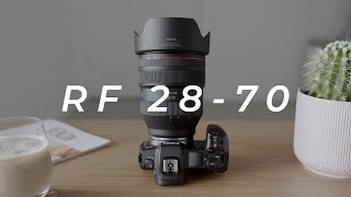 CANON RF 2870 F2 REVIEW  BTS Photoshoot on the EOS R [upl. by Ahsaten]