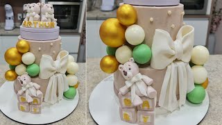 VÍDEO COMPLETO BOLO DECORADO COM GANACHE E MODELAGEM EM 3 D ÁUDIO ORIGINAL PARISCAKEDESIGNER [upl. by Helena]