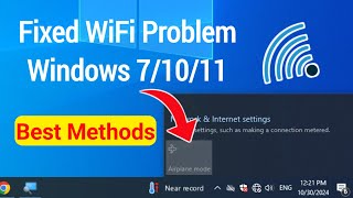 How To Fix WiFi Adapter Not Showing in Windows 71011  Easy Best Methods  WiFi Problem windows 10 [upl. by Ellehcam31]