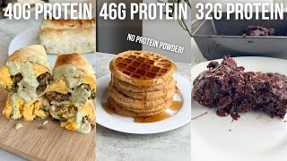 10 High Protein Low Calorie Breakfast Recipes [upl. by Aruon]