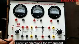 Zener Diode connection class 12 experiment [upl. by Hadwin176]