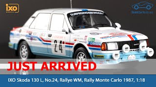 IXO  Just Arrived 118 Skoda 130 L No 24 Rallye WM Rally Monte Carlo 1987 [upl. by Silado121]