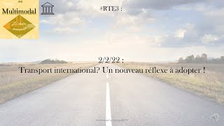 RTE 3  Transport international  Un nouveau réflexe à adopter au 2222 Chronotachygraphe [upl. by Melania]