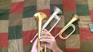 Bugle Review Cavalry Bugle vs Centennial Scoutbugle [upl. by Homovec]