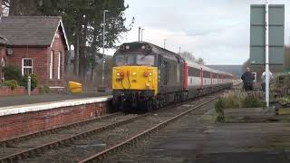 50008 and 37403 on 1Z50 at Northallerton and Battersby [upl. by Deden]