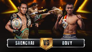 Saenchai vs Bovy  KNOCKOUT  Full Muay Thai Fight [upl. by Valenka]