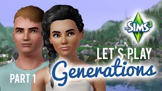 Lets Play the Sims 3 Generations — Part 1 [upl. by Enerehs]