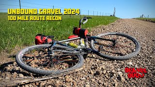 Unbound Gravel 2024  100 Mile Route Recon [upl. by Lambert]