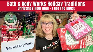 Bath amp Body Works Holiday Traditions Christmas Haul Haul  I Got The Bags [upl. by Norvil]