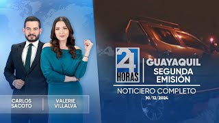 Noticiero de Guayaquil Segunda Emisión 10122024 [upl. by Aurelius]