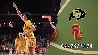 Full Game  Colorado vs USC  Feb 23 2024  Mochilovebasket [upl. by Antipas]