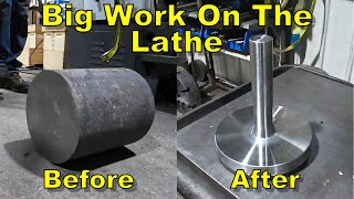 Turning a Solid Steel Bar into a Part  Heavy Metal Removal on the Lathe  Manual Machining [upl. by Fax]