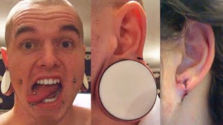 The Time I Got My Ear Lobes Cut OFF  Stretched Ear Lobe Reconstruction [upl. by Tinor]