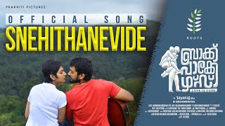 Snehithanevide  Backpackers  Video Song  Jayaraj  Sachin Shankor Mannath  Kalidas Jayaram [upl. by Eppie879]