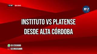 INSTITUTO vs Platense EN VIVO  Pasión por la Gloria en Showsport Radio 1013  11082024 [upl. by Sophronia337]