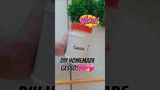 Diy homemade gesso🎀💖😱 diy gesso at home viral gessodiypop ajighanta trending [upl. by Boland]