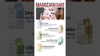 Recommend mediheal mask sheet for different skin type 💖 skincare dryskin oilyskin combiskin [upl. by Margareta]