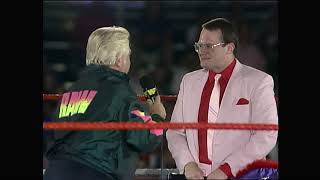 Jim Cornette debuts in the WWF Bobby The Brain Heenan marks out 1993 [upl. by Marpet59]